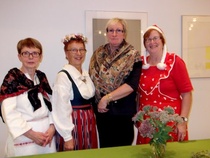 Taitoavain I ja II suorittajat, Marja, Eeva-Liisa, Marita ja Eila